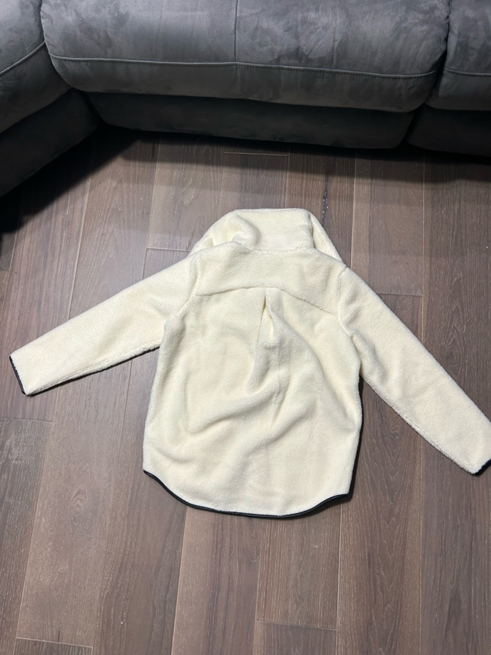 Spanx frosted Ivory full fleece zip. NWT. Various sizes - Picture 4 of 6